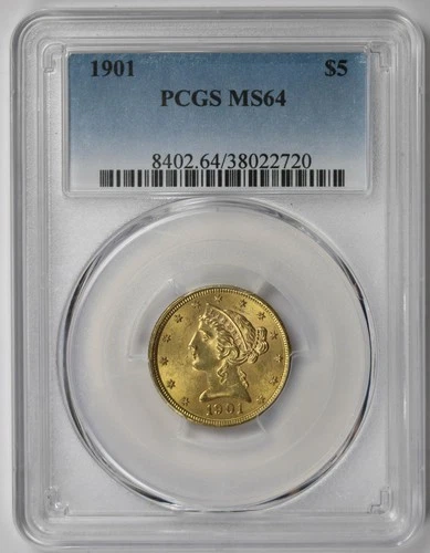 1901 Liberty Half Eagle — photo from another recent sale