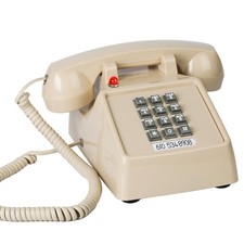 Retro Landline Phone Classic 2500 Analog Desk Phone with Indicator Mechanical...