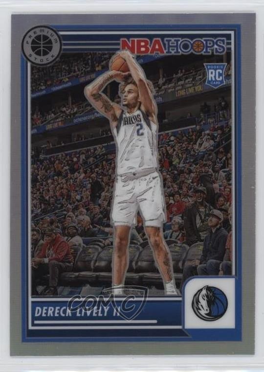 2023-24 Panini NBA Hoops Premium Stock Silver Prizm Dereck Lively II #253 15za