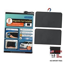 Magnetic Car Window Shades 2 Pack, 99 out Large 31.5"L x 20.5"W x 2pcs Black