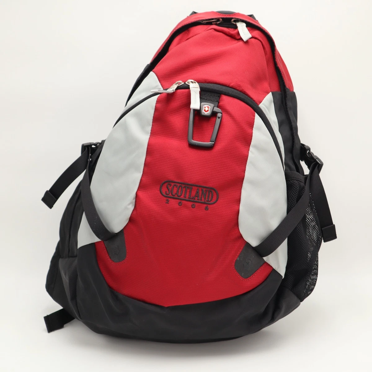Victorinox Red Mini Backpack Travel Daypack Organizer Multi-Compartment Victorinox Backpack Red Bags for Men for sale | eBay main image 2