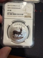 2017 SP 68 Krugerrand 50° anniversario