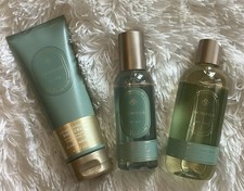 Bath Body Works EUCALYPTUS Cream, Body Wash, Essential Oil Mist Valued 53.00