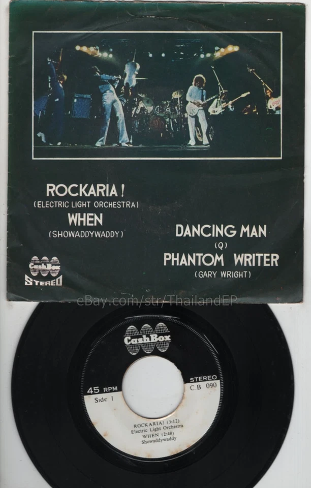 Electric Light Orchestra - Rockaria! 1975 /Showaddywaddy - When 1977 THAI EP 7" - Imagem 2 de 3