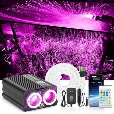 1200PCS Meteor Twinkle Sternenhimmel Auto Glasfaser mit Shooting Star Light Kit