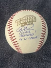 DOUG MIENTKIEWICZ SIGNED CURSE REVERSED 04 WS CHAMPS 2004 WS BASEBALL JSA COA