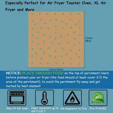BYKITCHEN Air Fryer Oven Liners, 11x12 Inches