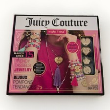 Make It Real - Juicy Couture Trendy Tassels Bracelet Making Kit - Kids Jewelr...