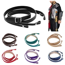 Functional Adjustable Genuine Leather Gladius Baldric Belt Frog Sword Holder