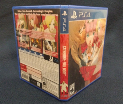 Catherine Full Body PS4 BOX ART REPLACEMENT NO DISC OR CASE PlayStation 4 Insert