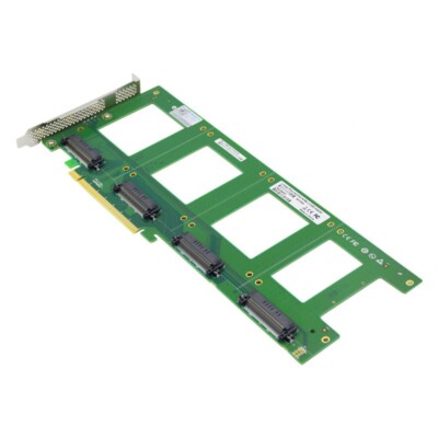 4 xU.2 to PCIe x16 Adapter for 2.5