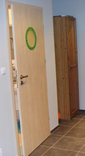 OJO DE BUEY PARA PUERTAS ACERO INOXIDABLE VERDE phi 230 mm plano - Imagen 17 de 17