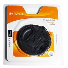 Universal 72mm Snap-On Lens Cap for Canon Nikon Sony Pentax Olympus Fuji etc.
