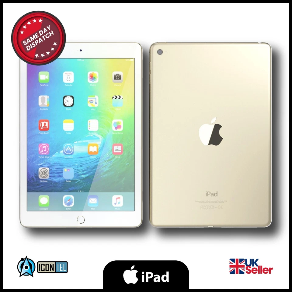 Apple iPad mini 4 2015 - Wi-Fi/Wi-Fi + 4G - Grey/Gold/Silver - 32/128/256GB A+ - Image 3 of 4