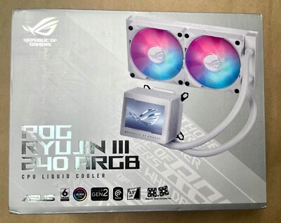 ASUS ROG Ryujin III 240 ARGB AIO CPU Cooler - White