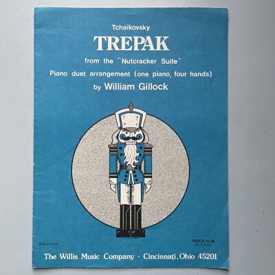 Tchaikovsky Trepak From  The Nutcracker  Piano Duet By William Gillock