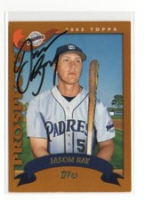 JASON BAY SAN DIEGO PADRES 2002 TOPPS IP/TTM AUTOGRAPH AUTO