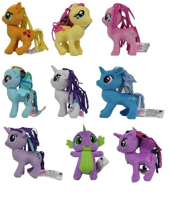 My Little Pony versch. Plüschfiguren 12cm Pinkie Pie Rainbow Dash Rarity Neuware