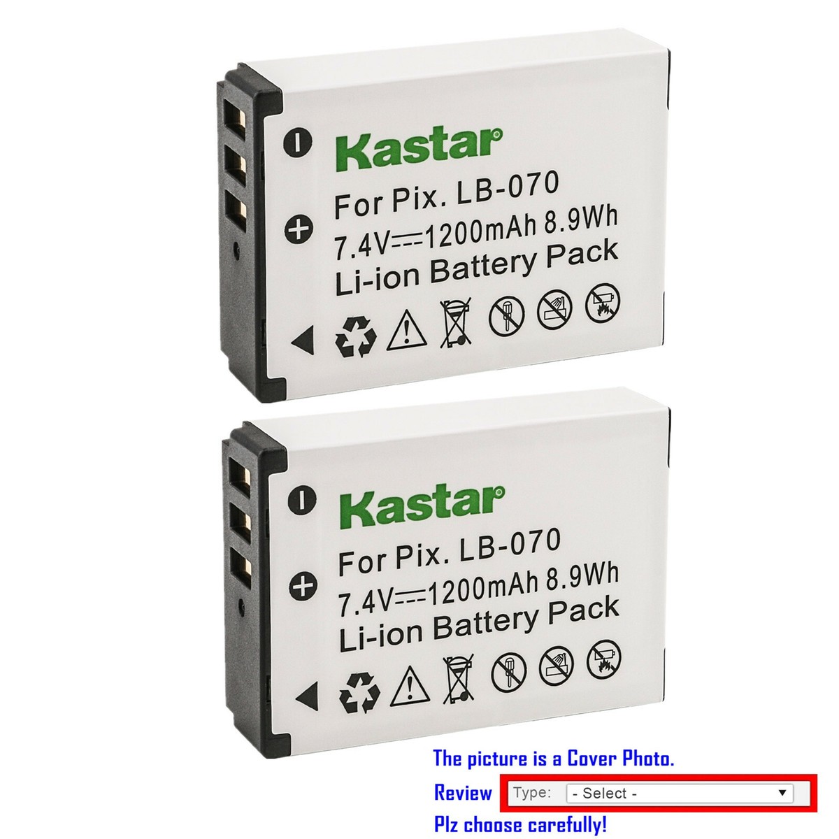 Kastar Replacement Battery Pack for LB-070 LB070 Minolta Kastar Replacement Battery Pack for LB-070 LB070 Minolta