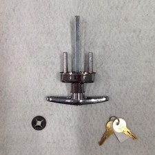 Keyed T Handle Set 3020 Overhead Home Storage Shed Garage Door Hardware Lock