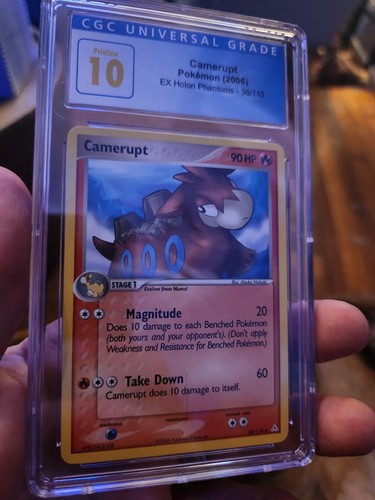 Camerupt graded CGC 10 for sale on eBay