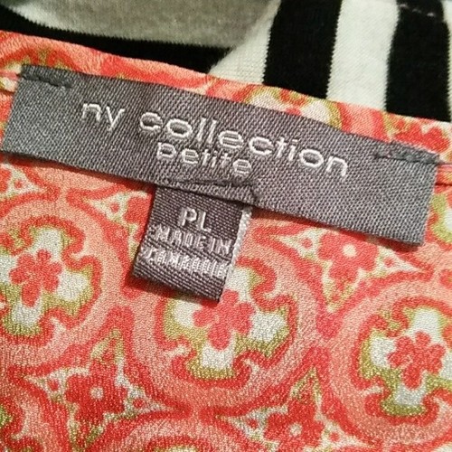 My Collection Striped Top With Floral Yoke - PL - NWOT - Picture 5 of 8