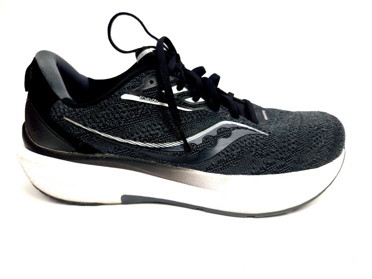 Saucony Echelon 9 Men’s Running Shoes Size 9.5 Black Gray SAUCONY MEN main image 2