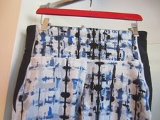 Image of NWOT women's active wear leggings Reebok Speedwick Size L/S black/blue/white