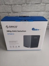 Orico 9758C3 Multibay DAS, 5 Bay Storage, Expands up to 110Tb, 260mbs read/write