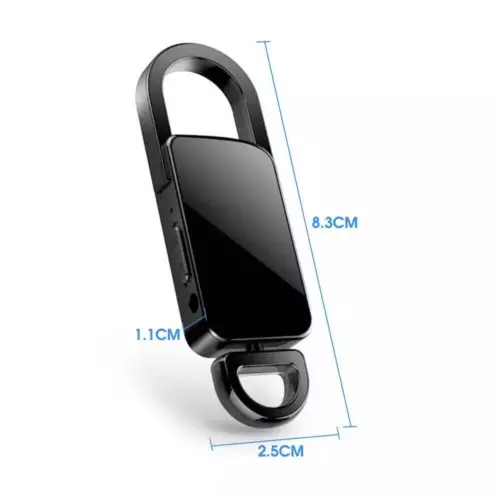 Mini Schlüsselanhänger Diktiergerät 32GB Aufnahme Audio Stimme Hören Diktiergeräte - Bild 13 von 14