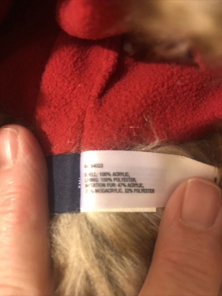 Sombrero Sherpa Baby Gap tejido piel sintética M/L Usado en Excelente Condición Foto 4 de 4