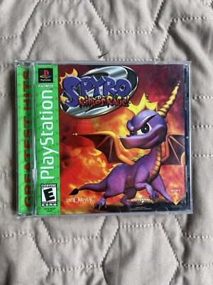 Spryro 2: Ripto s Rage! for playstation 1, vintage original disc unplayed