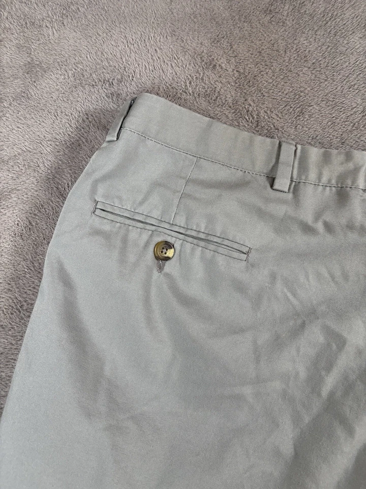 "Sansabelt Pantalones Cortos Para Hombres 36 Gris Chino Frente Plano tiro medio 8"" Entrepierna Golf De Colección" Foto 3 de 4