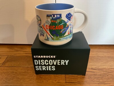 STARBUCKS  DISCOVERY SERIES  CHICAGO, JUST RELEASED 14oz. MUG, BRAND NEW IN BOX