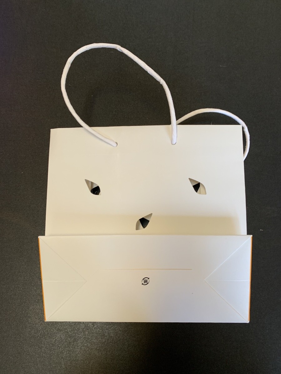 Pierre Herme Paris France Paper Shopper Gift Bag Tote White