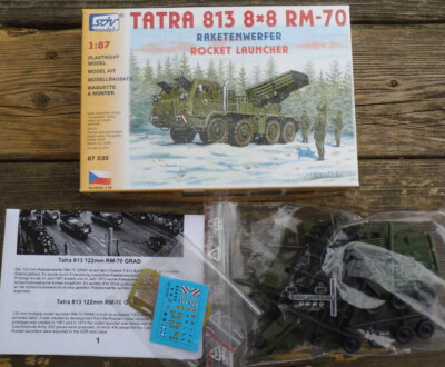 Tatra 813 8x8 RM-70 - Raketenwerfer   - 1:87  Bausatz von SDV-Models