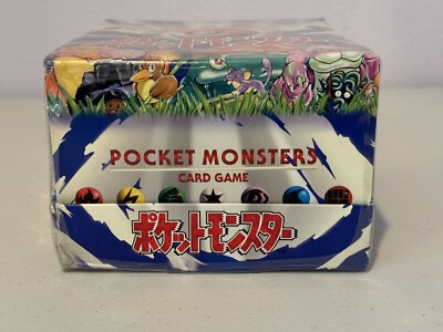 Pokemon Card Base Set Starter Deck Box 1996 Japanese (10 Decks