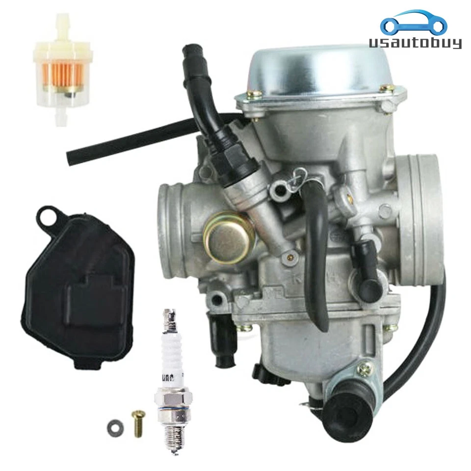 CARBURETOR FITS HONDA FOREMAN 400 FOURTRAX TRX400FW 1995 1996 1997 1998 1999 - Image 3 of 4