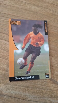 CLARENCE SEEDORF # AJAX / AC MAILAND / REAL MADRID / HOLLAND - AUTOGRAMMKARTE