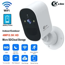 XVIM 1080P Wireless WiFi Security Camera Waterproof Battery Camera Home Security