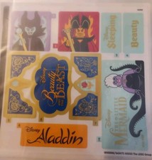 LEGO Sticker Sheets 43227 Disney 100 Villain Icons Both Stickers Sheets