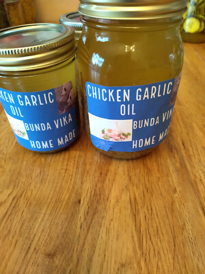Chicken garlic oil, homemade, new USA seller16oz organic