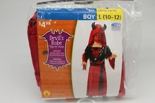 BOYS Dress Up Halloween Costume DEVIL'S ROBE ; New in Package Medium 10-12 ; USA