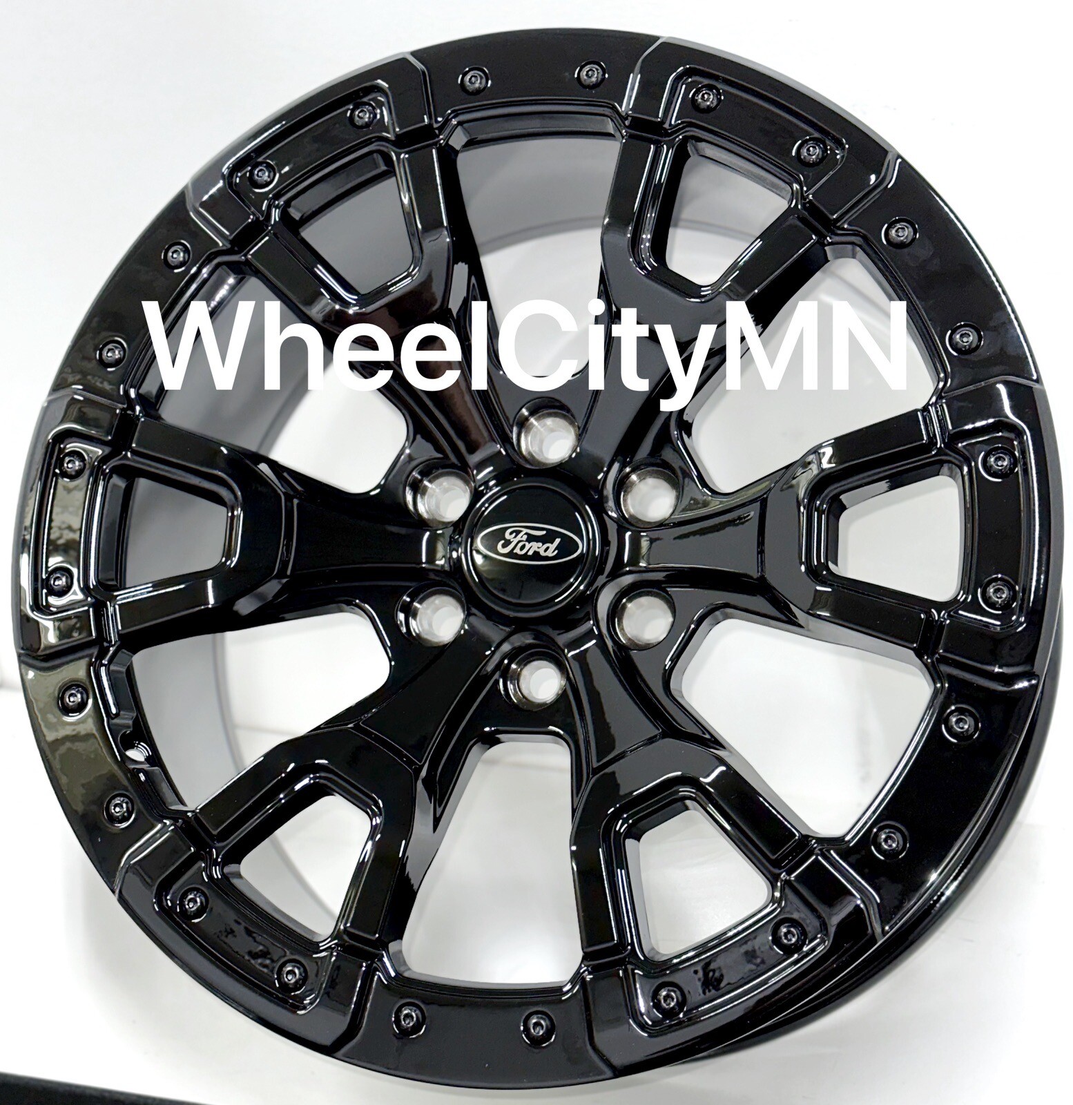 FR 53 – FORD RAPTOR REPLICA WHEELS-Gloss Black 20x9 6x135 + 30 HB 87 main image 1