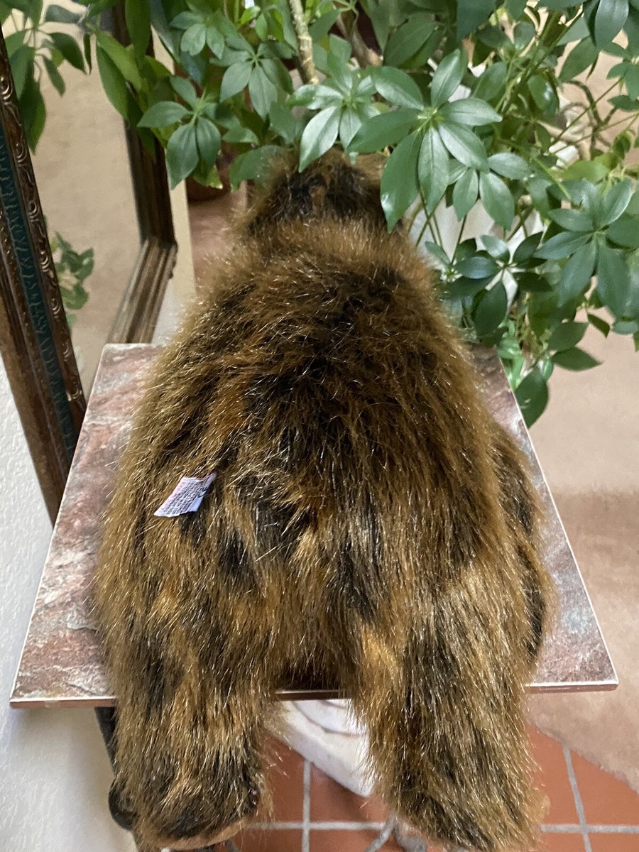 1999 TY Brown Mohair Long Hair Monkey Chimpanzee 18” Plush Stuffed