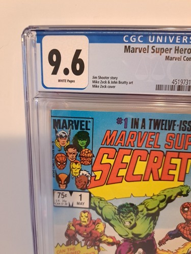 MARVEL SUPER HEROES SECRET WARS #1 CGC 9.6 MARVEL COMICS  KEY ISSUE 5/84 - Picture 3 of 9