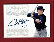 2017 Panini Flawless Baseball Alex Bregman 24/25 Rookie Autograph Houston