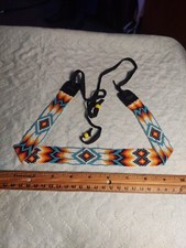 Beaded Hatband Diamond Feathers