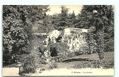 S03-3114, NIMES, LA CROTTE, 100-YEAR-OLDPOSTCARD