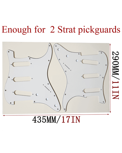 Zum Selbermachen maßgefertigt leeres Schlagbrett Material Blatt Platte 11"x17" für Gitarre Bass 3-lagig - Bild 4 von 44